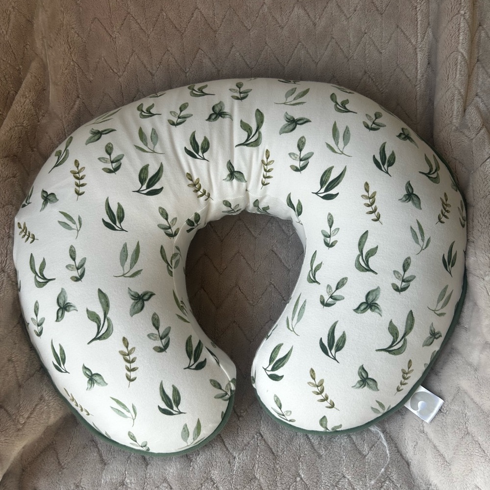 Leaf Print Nursing Pillow